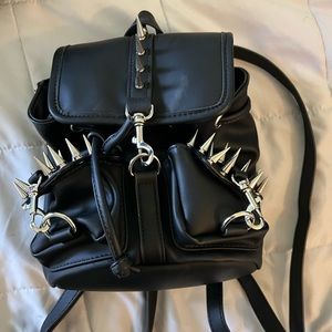 Studded mini backpack
